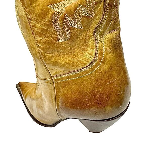 Lucchese Charlie 1 Horse Cowboy Boots Tan Leather Women’s 10 B I-4565 Rare - Picture 14 of 16